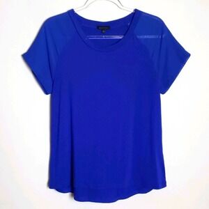 West Kei Top with sheer sleeves. sz small